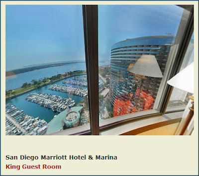 View from the Marriott Marina Hotel Room