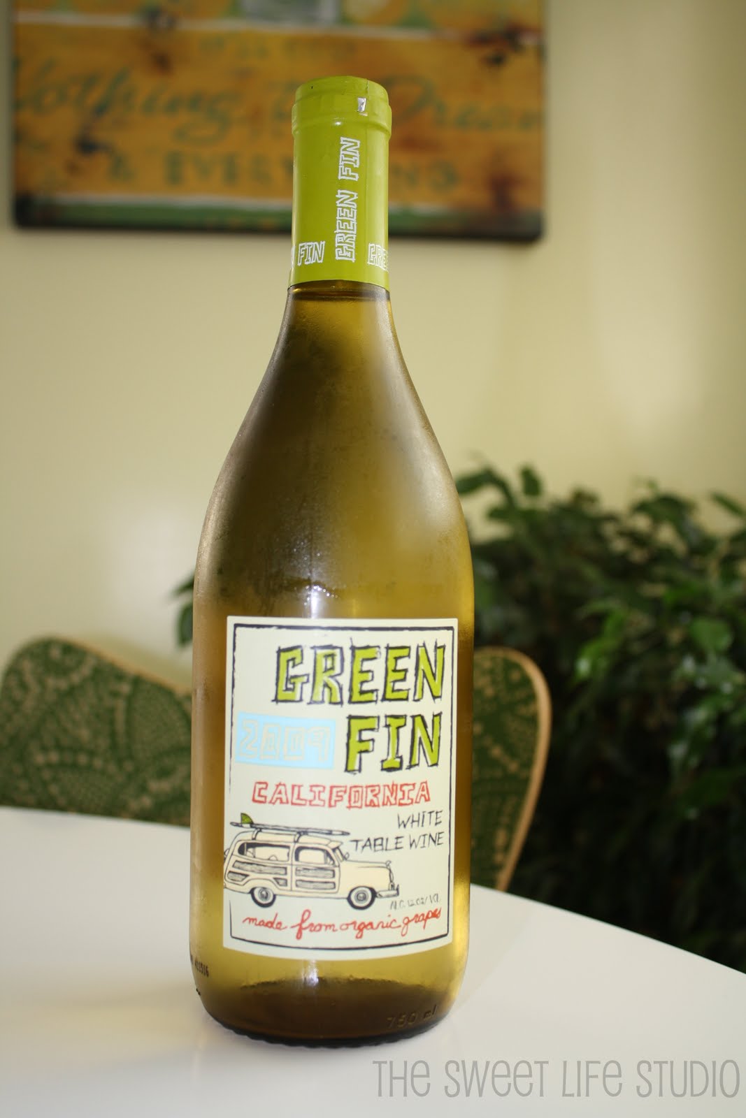 The Sweet Life Studio {Wine Wednesday} 2009 Green Fin White Table Wine