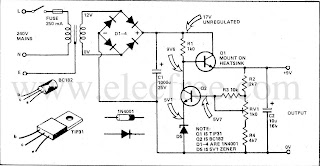 Electronic & Computer: Regulated Power Supply by Transistor (TIP31)