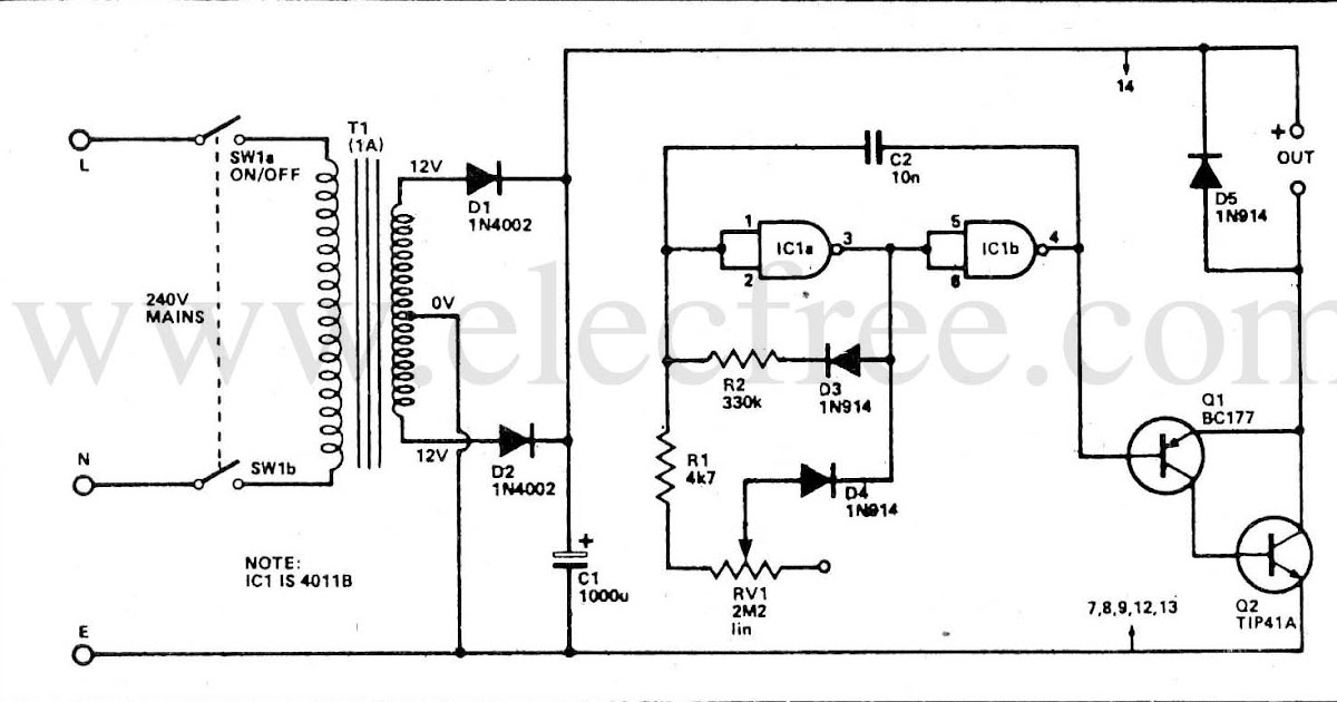 12v 10a Dc Motor Speed Control Circuit Diagram