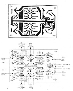 Circuit Electronics: Pre Tone Control Stereo (bass-mid range-treble) by
