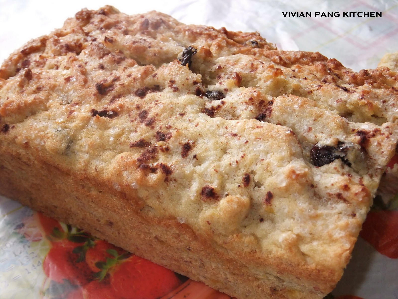 Vivian Pang Kitchen: Banana Cake with Bread Flour