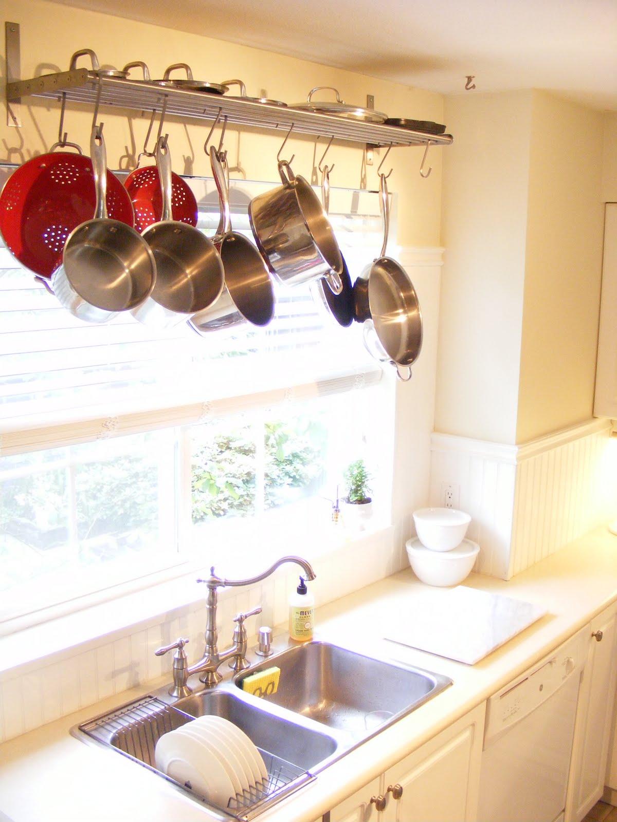 Homemade Window Pot Racks