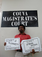 20th April, 2009, Michael Parris outside Couva Magistrate's Court