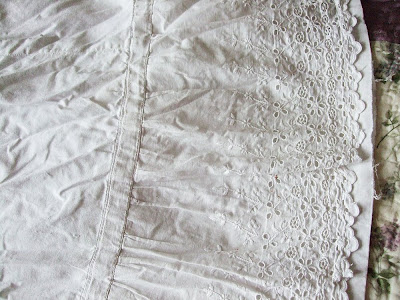 Lululiz in Vintageland: 3 19th C French Petticoats, Broderie Anglaise trim