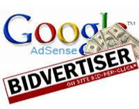 Google Adsense dan Bidvertiser