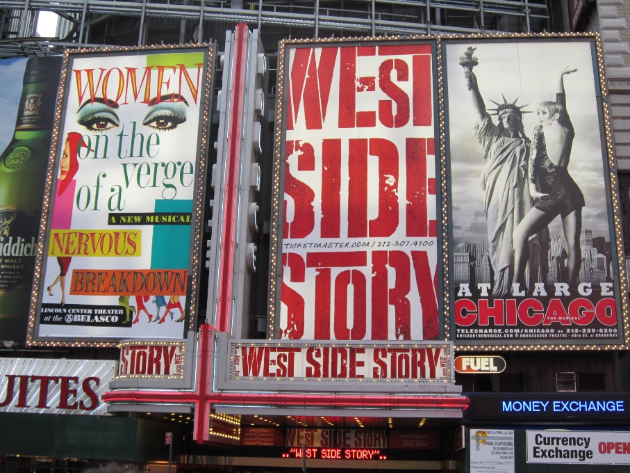 Anotaciones del Exterior De Broadway a Washington DC