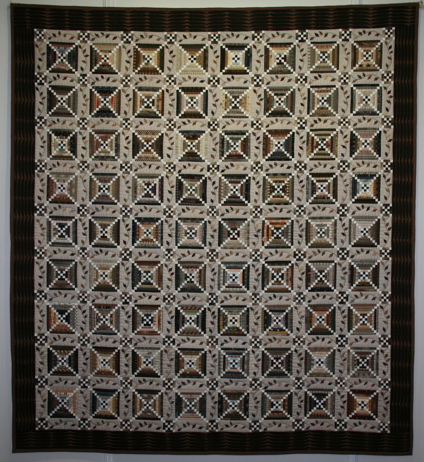 Les mille fils d'or de Fabienne Quilt expo en Beaujolais