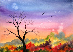 watercolor painting salt techniques tips paintings easy beginners paint rita watercolors uses tree tuesday