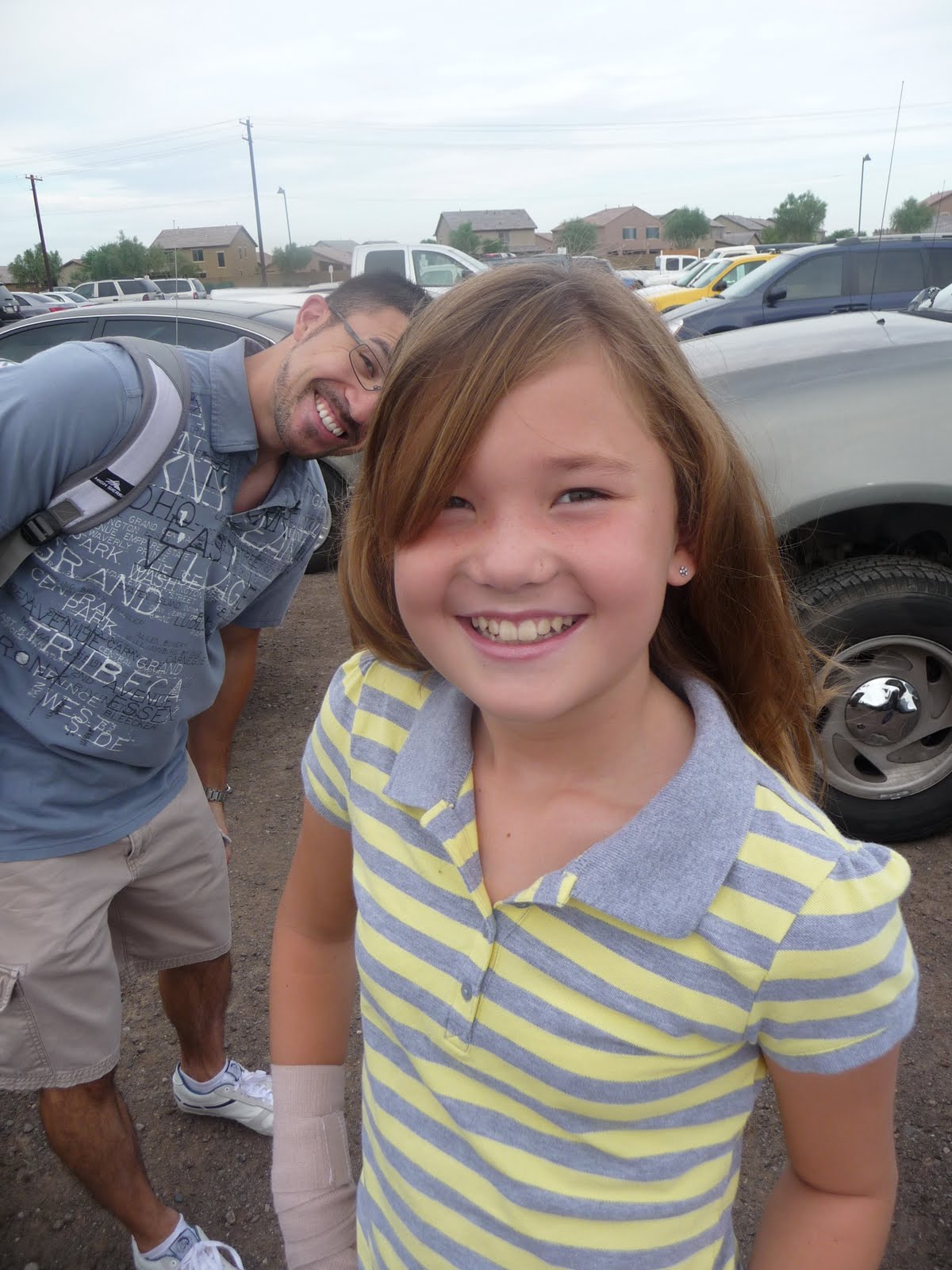 Kinoshita Family Kylee and Nathans first day of school 2010