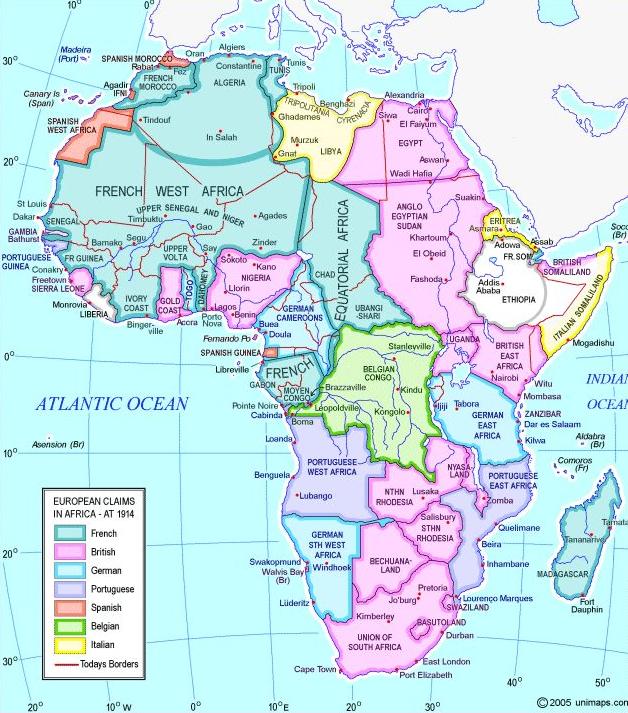 Pre Colonial Africa Map | Africa Map