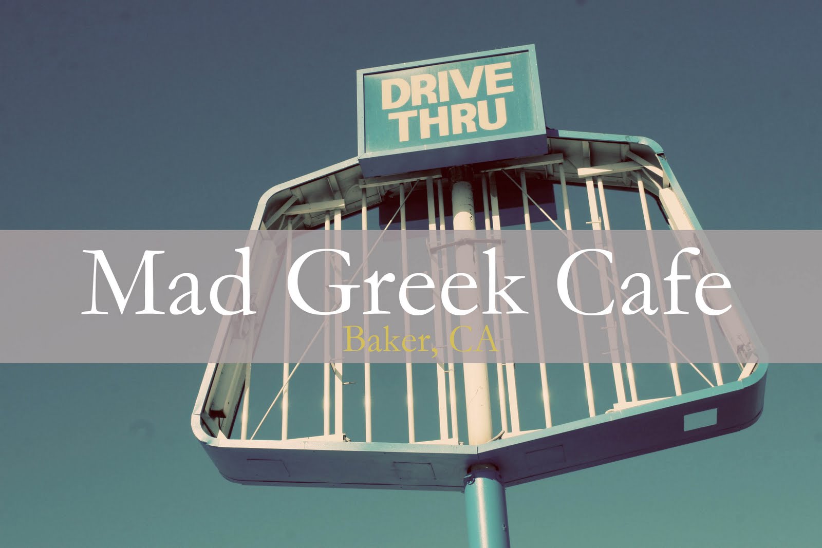Une deux senses Mad Greek Cafe  Baker CA 