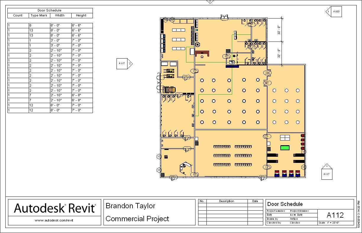 Brandon's Blog: Door Schedule