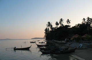 Longtail boats at Chalong Bay