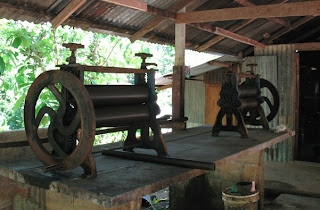 Rubber Press in rubber workers house