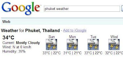 Google Phuket Weather Forecast