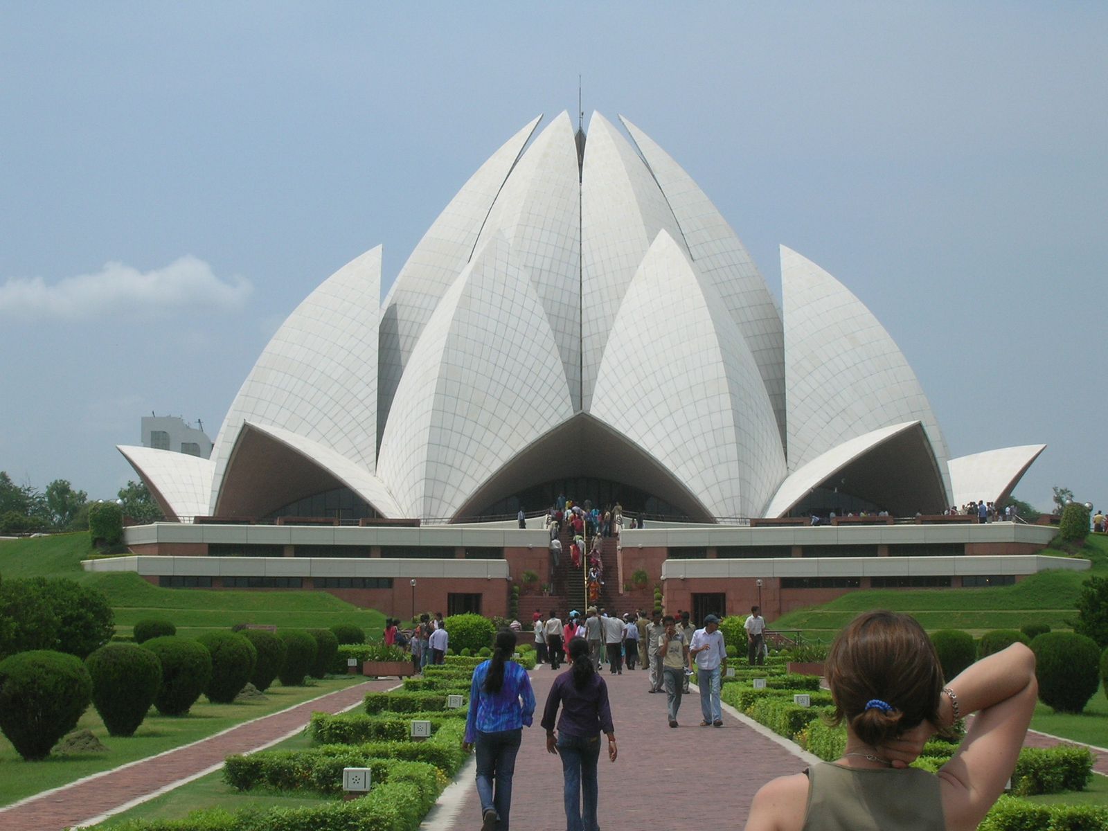 Hindistan Yeni Delhi'de Lotus Tapınağı'nı geziyorum (Lotus Temple New Delhi Vlog