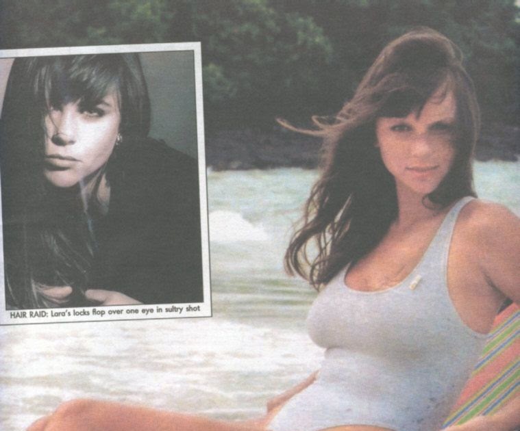 station bollywood lara logan in swimsuit