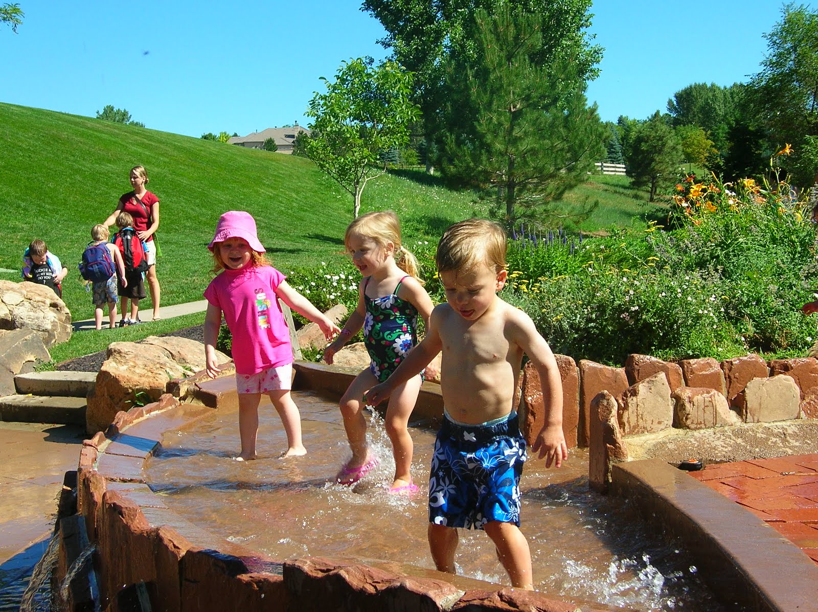 The Gibson Family Adventures Water Fun at Westland Park