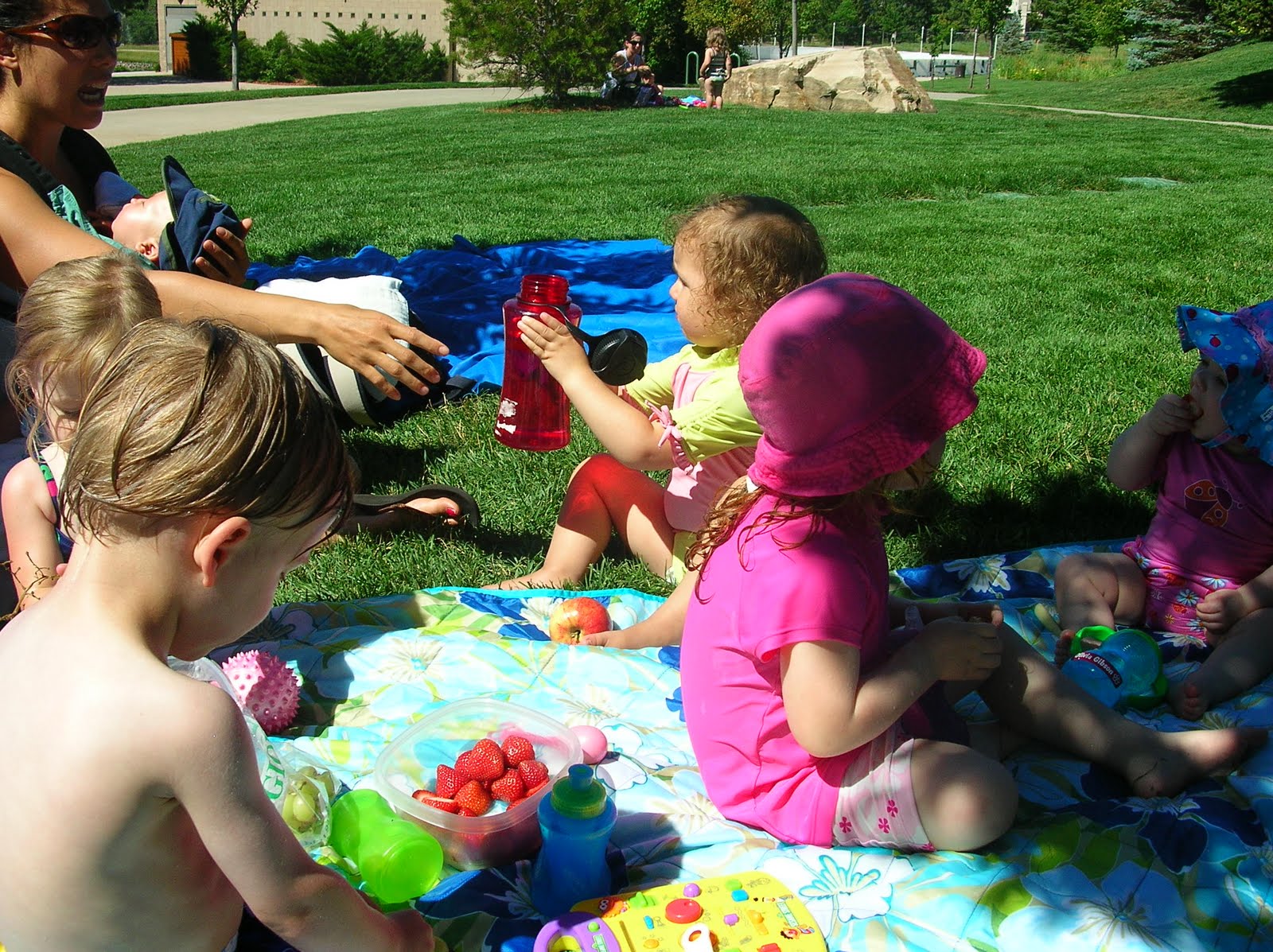The Gibson Family Adventures Water Fun at Westland Park