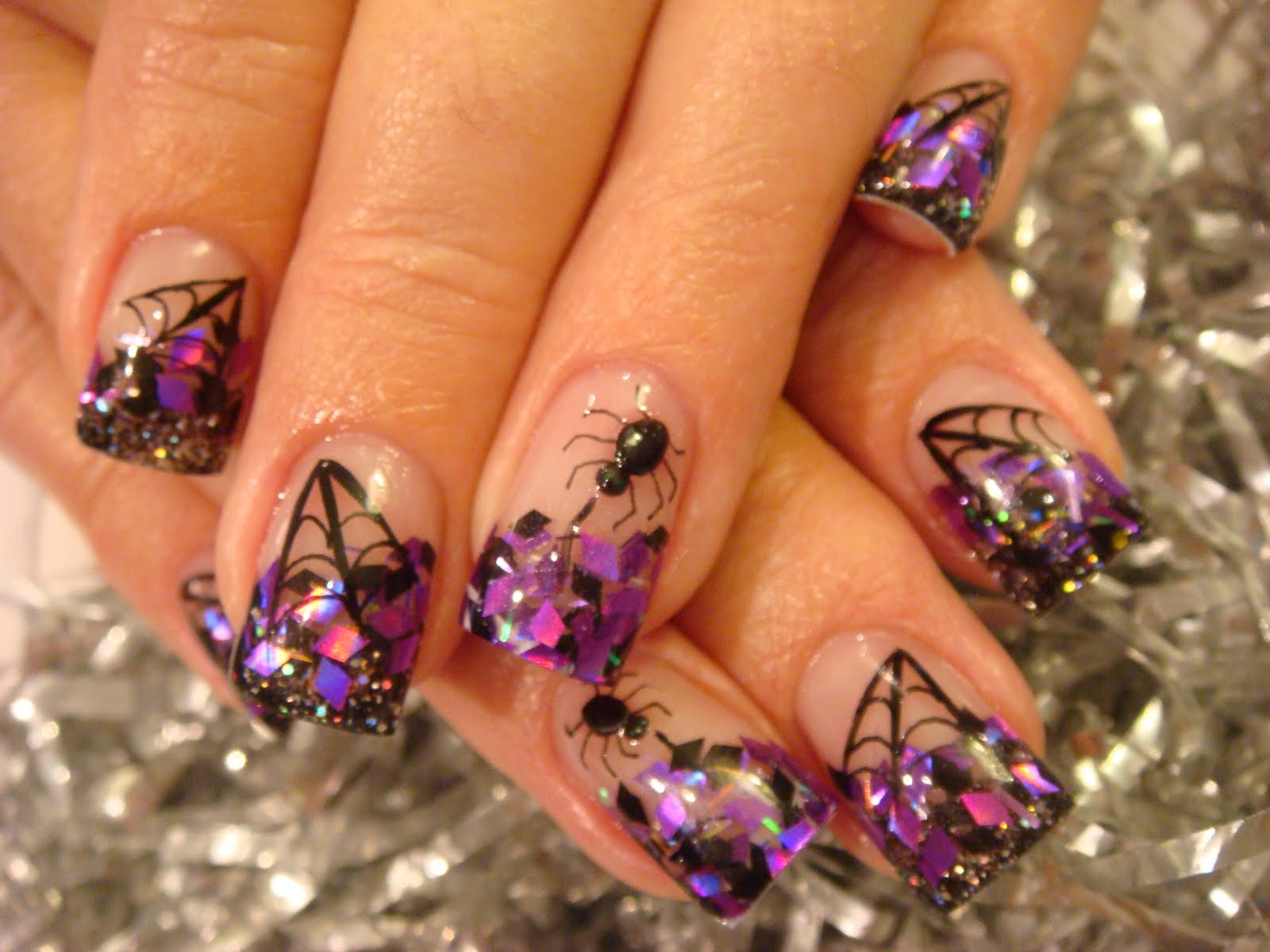 40 Scary 3D Halloween Nail Art Designs Nail Design Ideaz