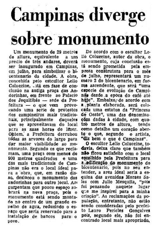 [Bicentenario++Fundacao+de+Campinas+-+Monumento+-+Artigo+O+Estado+de+Sao+Paulo+-+20-06-1974.JPG]