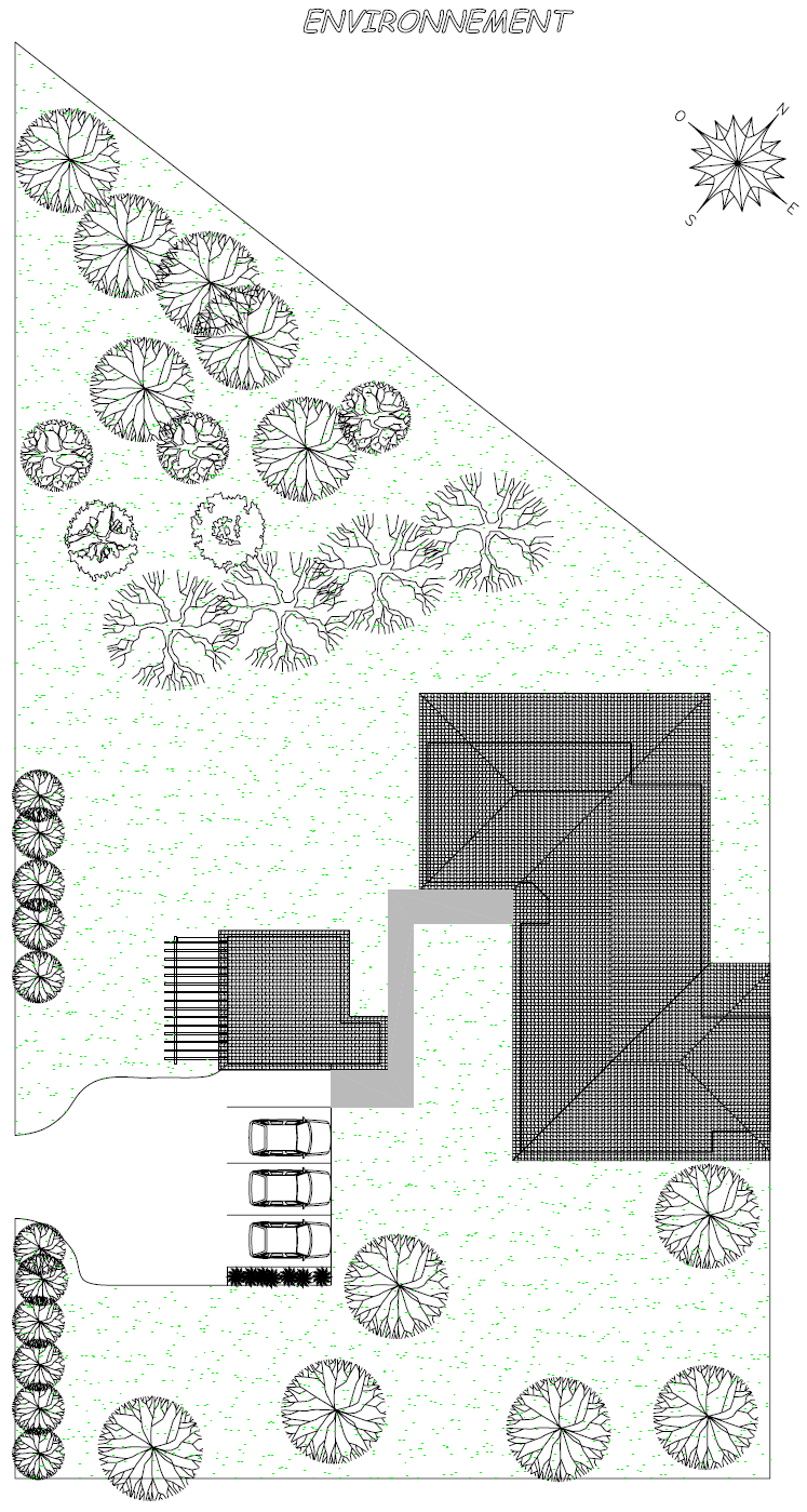 La maison du Lac Les plans du projet