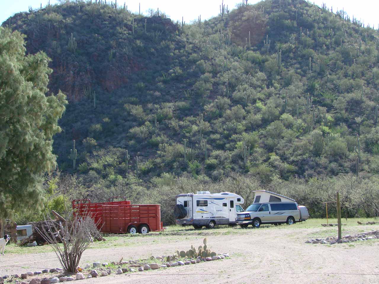 Diane et Rejean au Mexique El Penasco ranch et musée (park de Rv)