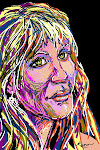 my first self portrait on computer with mouse