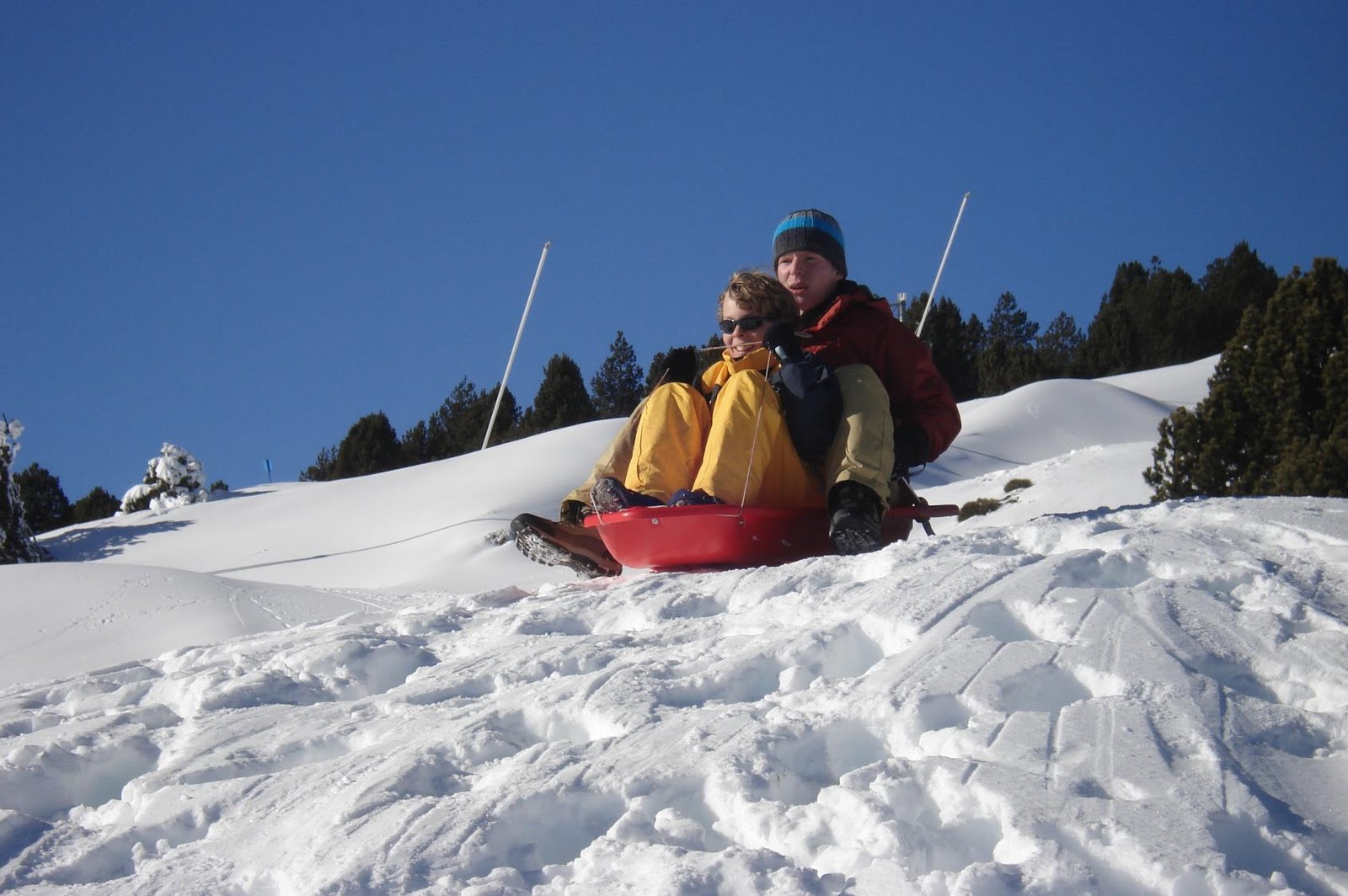 Pôle short track de Font Romeu Après midi luge