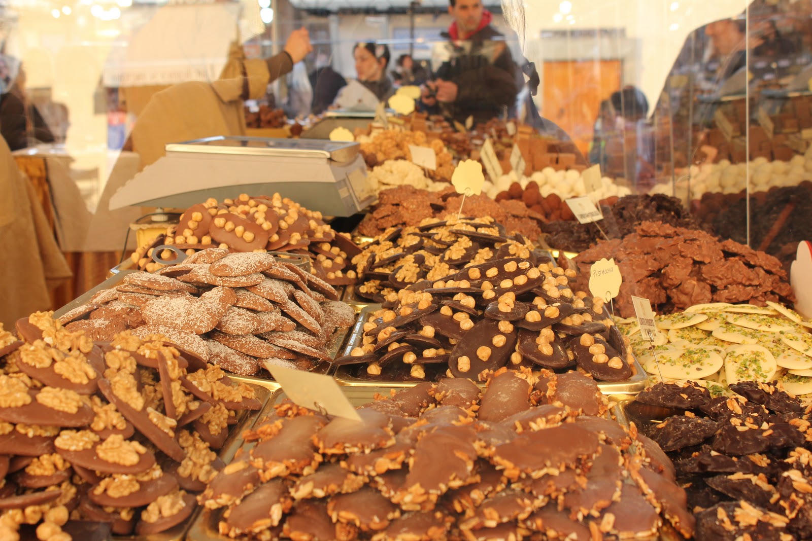 Just me, in Italy! Chocolate Festival.