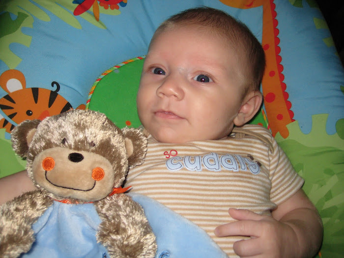 Austin with Sammy the bear