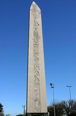 The Obelisk of Theodosius was take from Karnak Egypt in 390 AD and placed in the city's hippodrome.