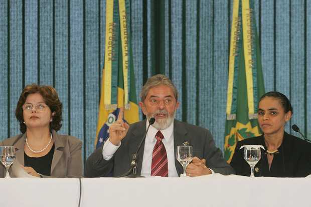 Dilma, Presidente Lula e Marina