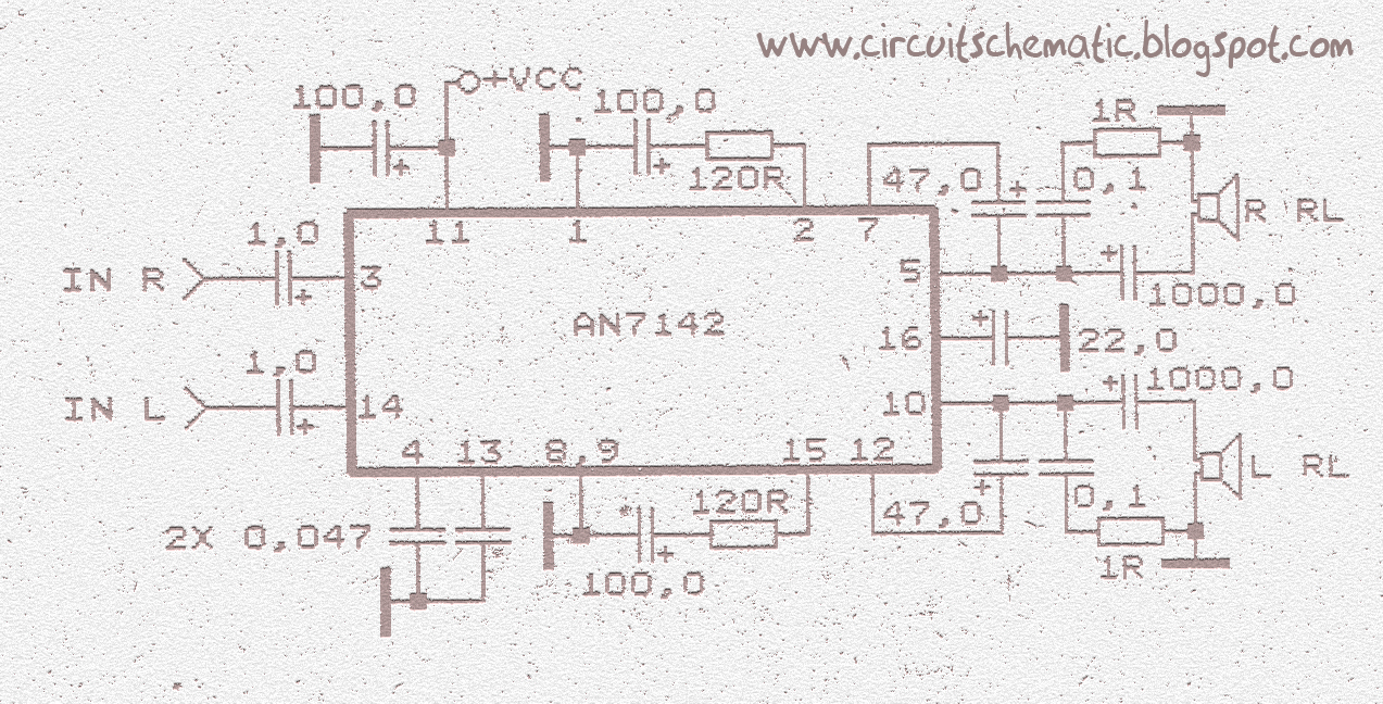 power amplifier circuit with ic anxxxx collection electronic circuit