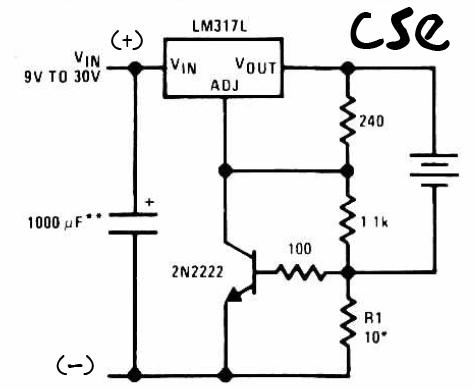 Simple 9V charger battery circuit - Electronic Circuit