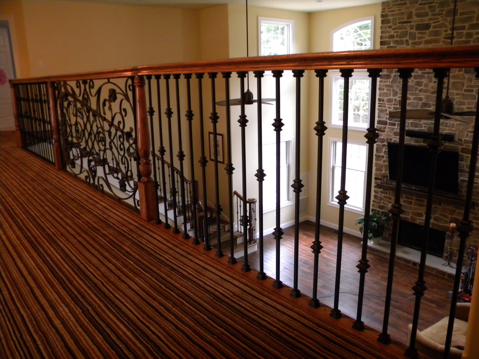 Wood Stairs and Rails and Iron Balusters Iron Balusters in Evesham Twp NJ