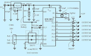 Miniature Real-time Controller based on microcontroller AT89C2051