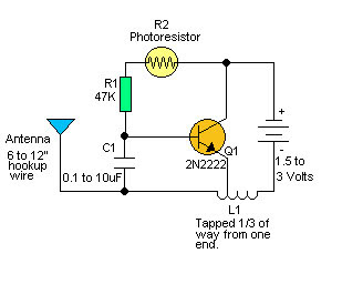 Light Sensing RF Transmitter