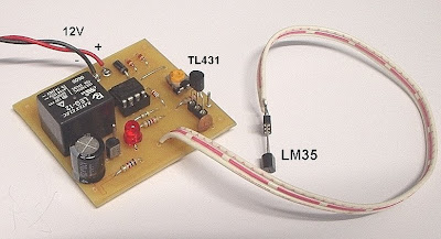 Electronic Project circuit - Automatic Temperature Control