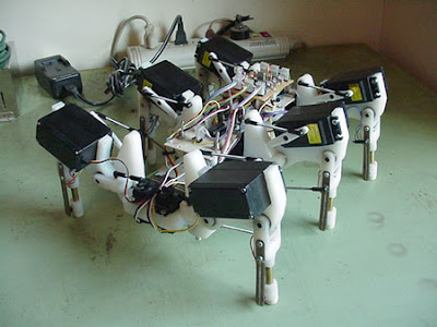 PIC16F84 based Hexapod Robot