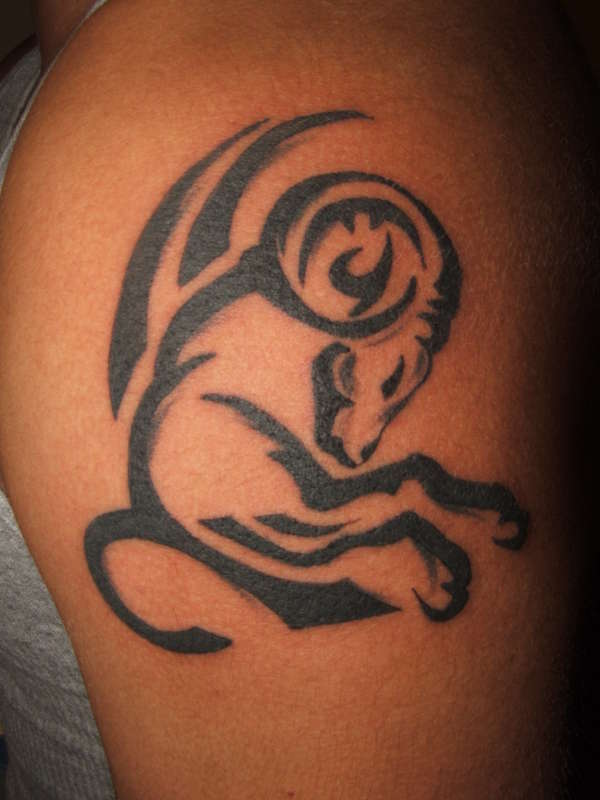 Free Tattoo Designs: Aries Zodiac Tattoos Desaign