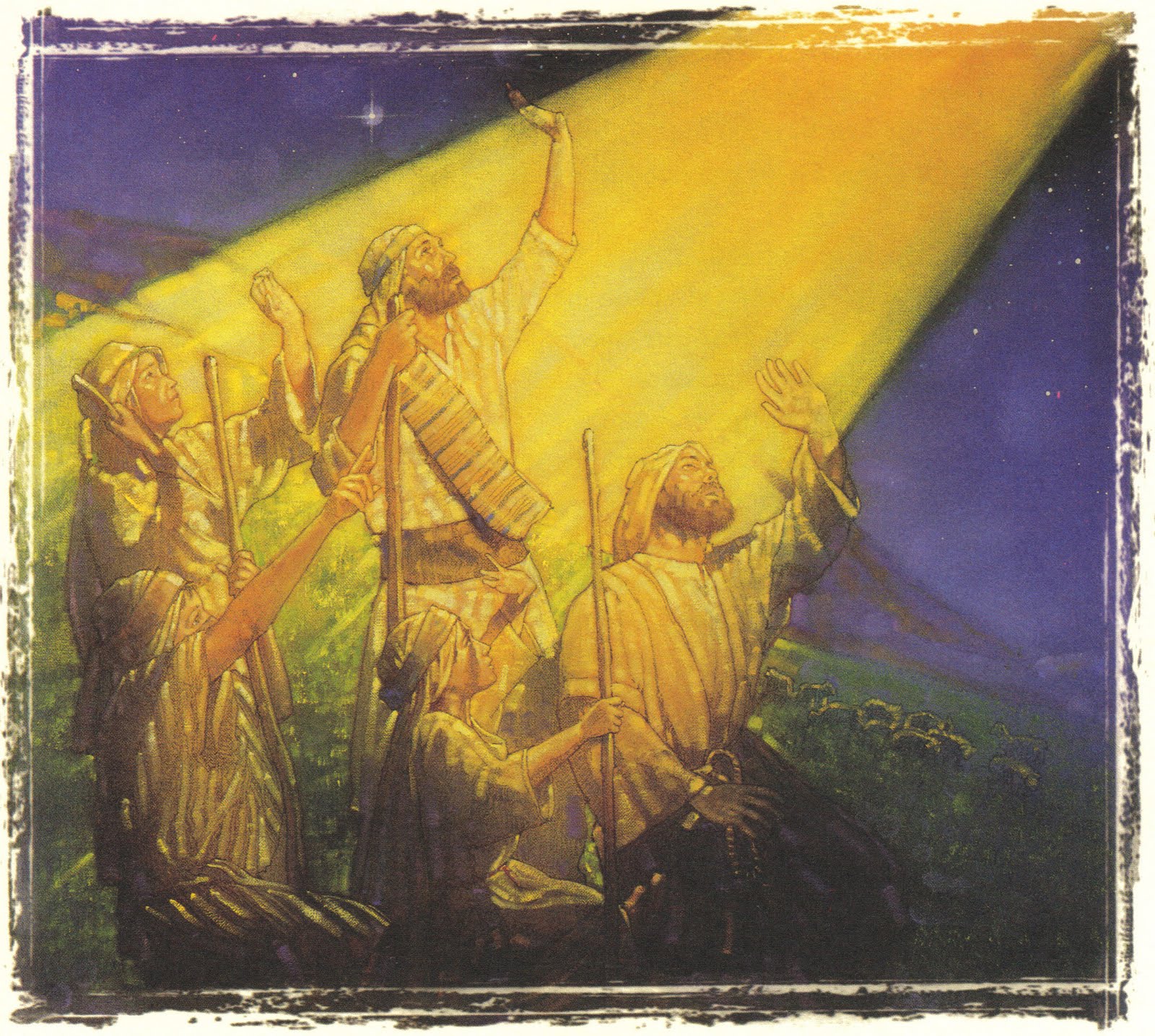 Creative Kidstuff 12 Days of Christmas  Day 9 Shepherds