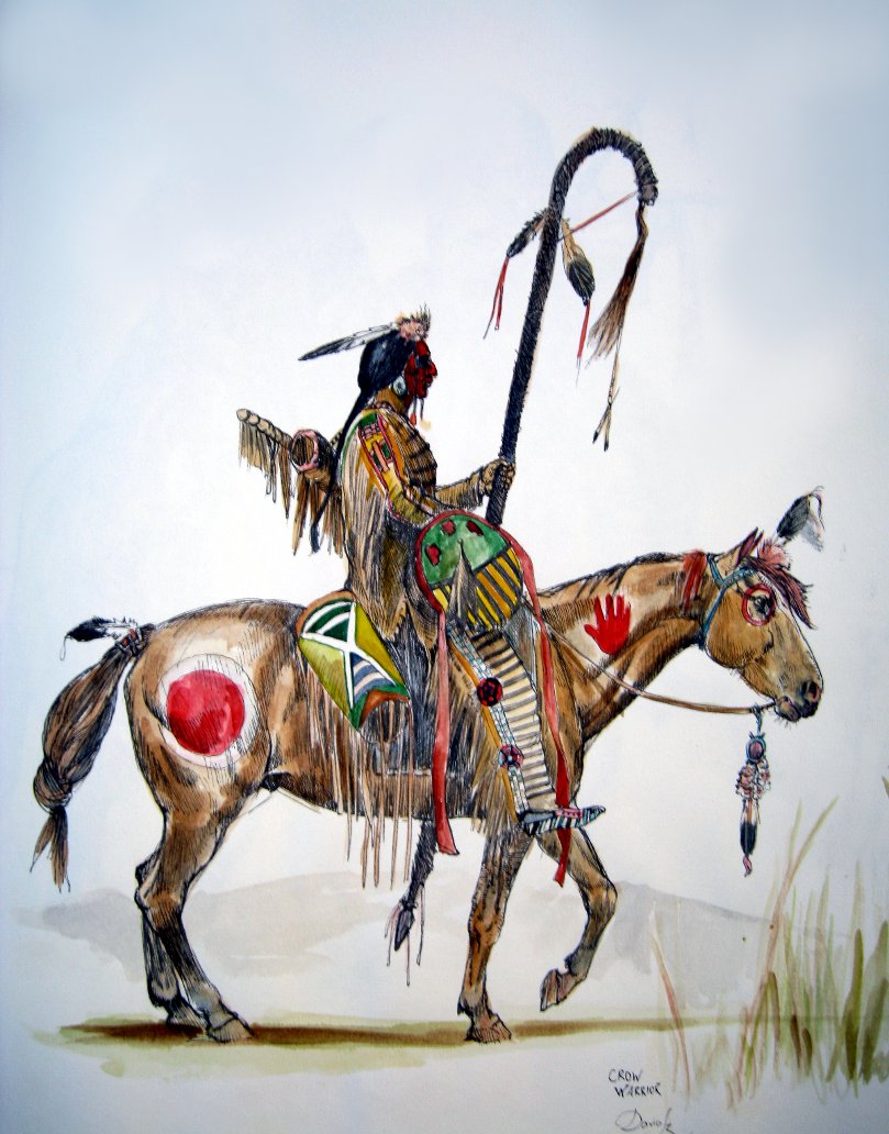 Dariusz caballeros American Indians old drawings I