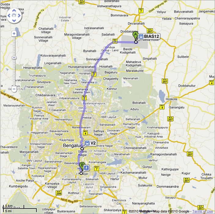 Bmtc Bus Route Map Official Google India Blog: Taking The Bus Becomes Easier With Bmtc Routes  On Google Maps