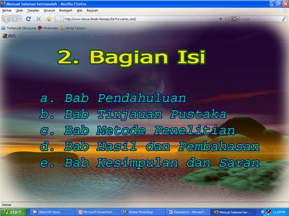 Sistematika Penulisan Karya Ilmiah Makalah