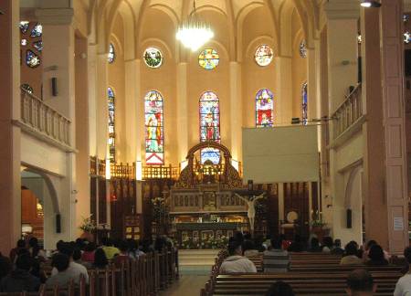 interior of the Baguio Cathedral