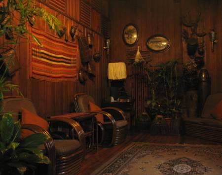 living room of the Burnham Hotel in Baguio City