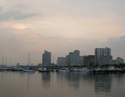 Malate, Manila skyline