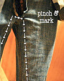 C&C: How to make jeans smaller or just skinnies!